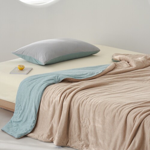 A类针织夏被柔软猫肚被大豆纤维夏凉被夏季空调被可机洗薄夏被子