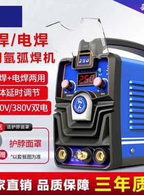 电焊机220v家用氩弧焊不锈钢两用两用WS-200250单用不锈钢电焊机