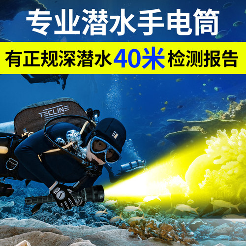 哈拿潜水手电筒专业级防水下灯