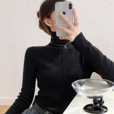 安迪绒沉甸甸手感高领显瘦内搭