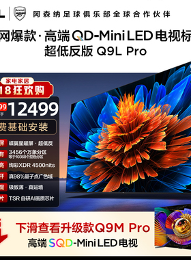 TCL电视 98Q9L Pro 98英寸 QD-Mini LED华星蝶翼星曜屏平板电视机