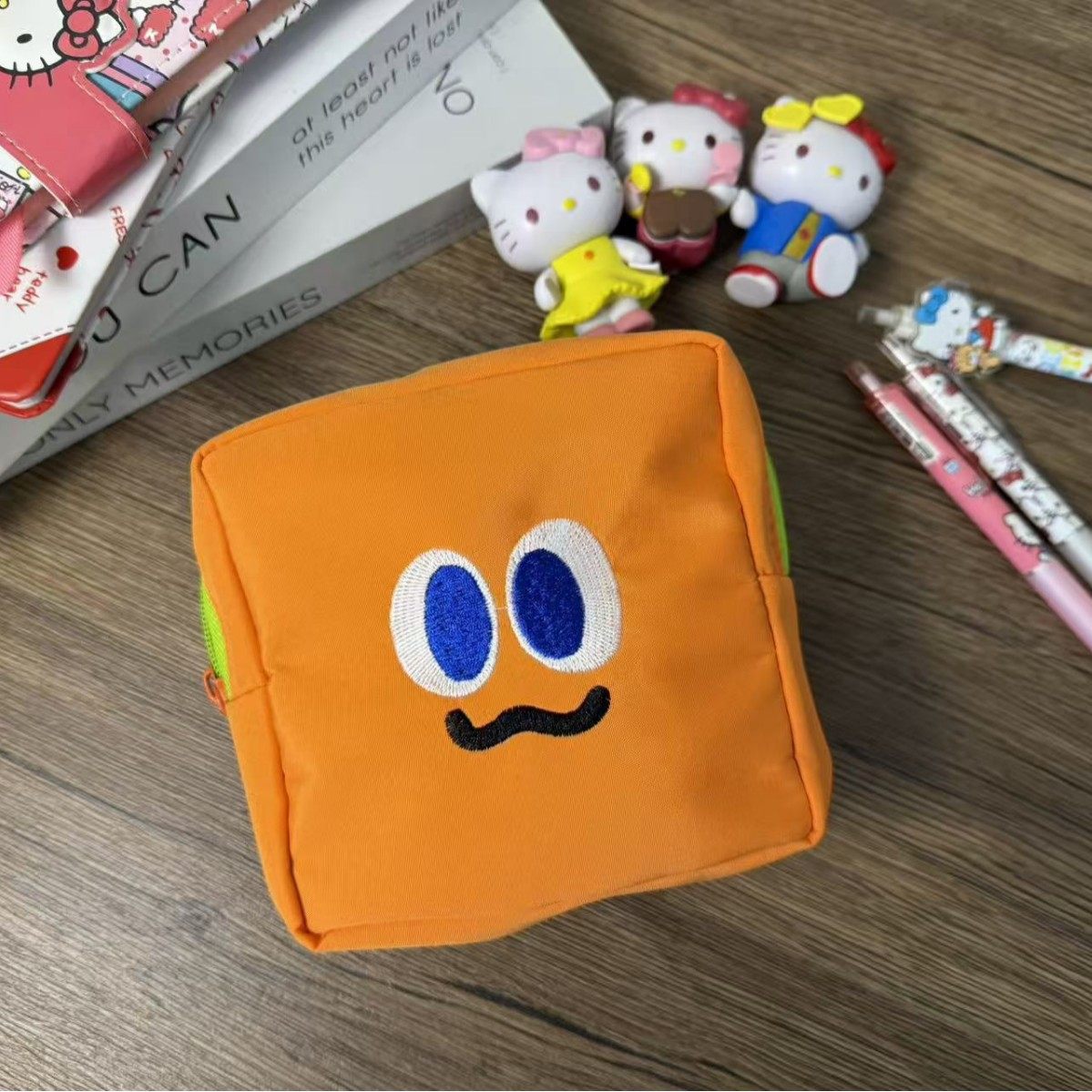 大容量胡萝卜百搭零钱包耳机包卫生棉化妆收纳手拿包拍立得便携包,箱包皮具/热销女包/男包,小方包,淘宝优惠券,粉丝福利购,淘宝优惠卷