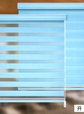 2024新款百叶窗帘免打孔柔纱帘浴室卫生间遮挡卷拉式遮光遮阳卷帘