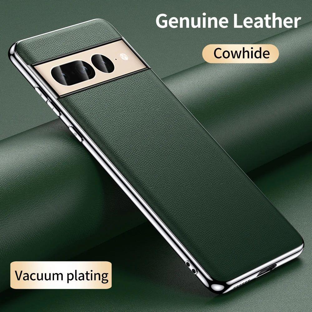 Phone Case for Google Pixel 8 7 6 Pro 7A 6A Luxury Genuine C