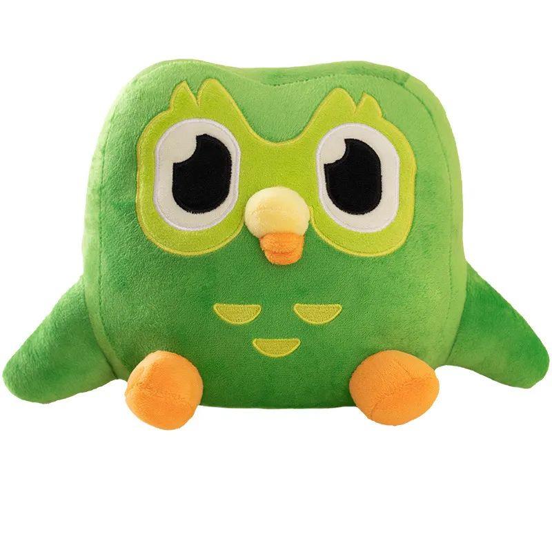 30cm Green Duolingo Owl Plush Toy Duo Plushie of Duo The Owl