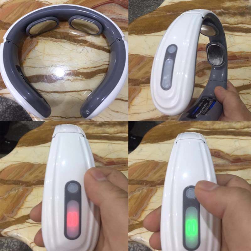 多功能颈椎仪 护颈仪 智能颈椎按摩器电磁电击脉冲颈肩揉捏按摩仪