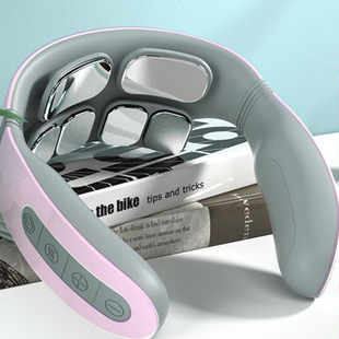 颈椎按摩器护颈仪升级六头电脉冲颈部按摩仪支持