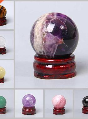 20-50 mm Natural raw minerals quartz sphere ball purple Amet