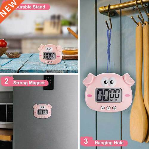LED Digital Screen Kitchen Timer Magnetic Countdown Timer fo