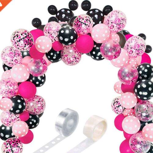 Balloon Gland ch Kit Pink Black Balloon Decoration For G