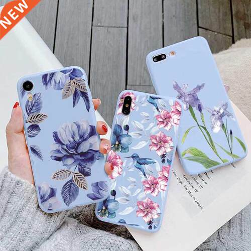 Blue Flower Bird Plant For Samsung Galaxy A50 A51 A52 A70 A7