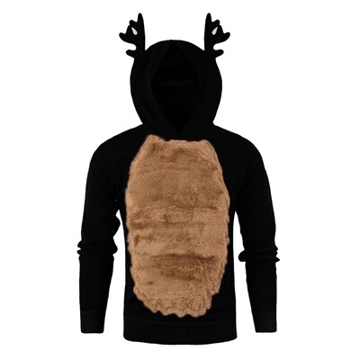 Christmas Fur 3d Coat Harajuku Hoody 3d Printing Hooded