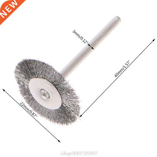 10pcs 22mm Platinum Blade Stainless Steel Wire Wheel Brush D