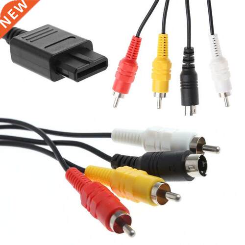 1.8M 6FT AV TV S-Video Super For Nintendo For Gamecube 64 Fo