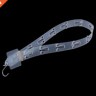 Hanger Connector Strips 12 Holes, Plastic Hanger Grip Access