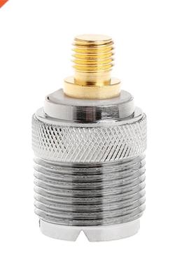 Coaxial Connector Car RF Antenna Adapter Walkie Talkie Two W