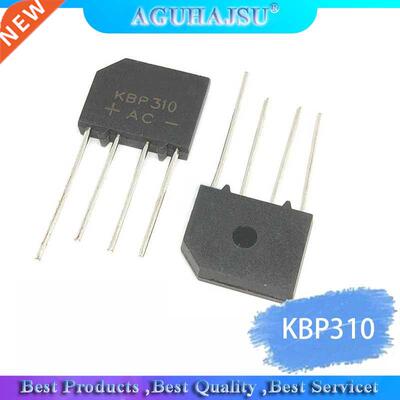 10PCS/Lot IC Chips KBP310 molewei SIP-4 3A 1000V Bridge Rect