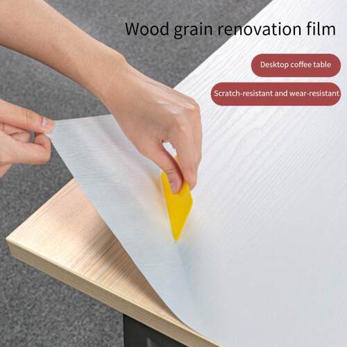 Self Adhesive Wood Grain Wallpaper Peel And Stick Waterproof