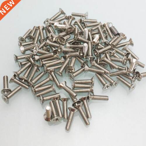 Flat Head Screws 100pcs M2 Flat Head Stainless Steel SS304/