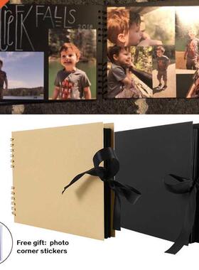 60/80 Pages Photo Albums Scrapbook Paper DIY Craft Album Scr