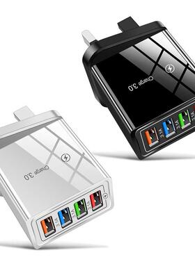4USB Charger USB Portable Charging Mobile Phone Universal Wa