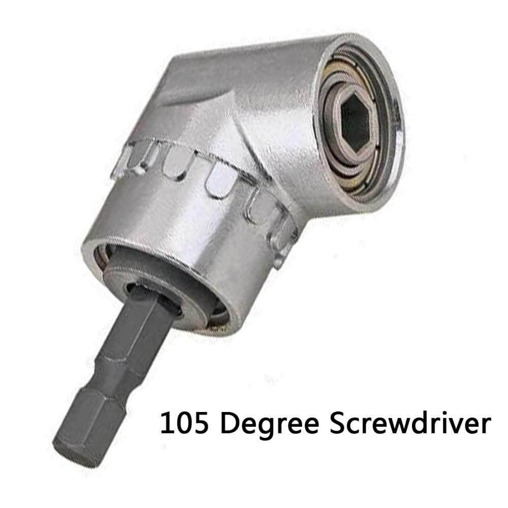 Angle Extension Screw Driver Socket Holder Bits 1/4 Hex Shan