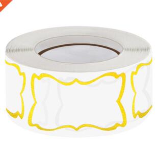 300pcs/roll Transparent Hot Stamping Stickers 5x3cm Irregula