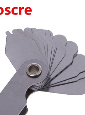 32pcs/set R1-6.5A7C10 Stainless Steel Radius Gauge Fillet Ga