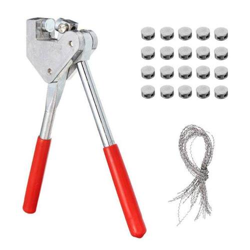 20pcs 10x4mm Bean Sealed Plier Seal Lead Wire Pliers Tweezer