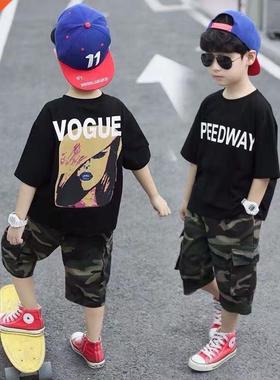 Summer Boy Suit 5 Years Old-10 Years Old Boy Clothes Childre