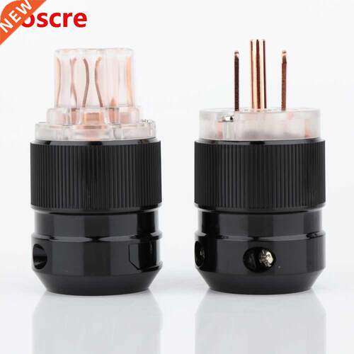 Pair CMC Style Audio US AC Pure Copper Power Plug Male IEC