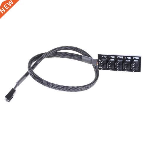 Cable 1 Female To 5Male 5Pin Socket Fan Hub Splitter Cable F