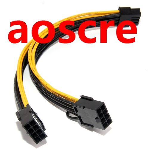18AWG 8Pin to Dual 8Pin(6+2) Power Cable GPU Power Cable for