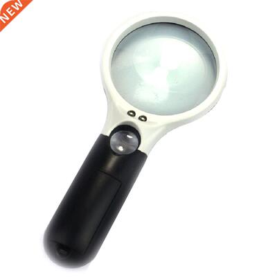 3X 45X Illuminated Magnifier Aid Reading for Seniors loupe J