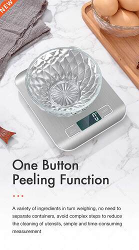 Kitchen Scale With LCD Display Digital Food Scale Weight Gra