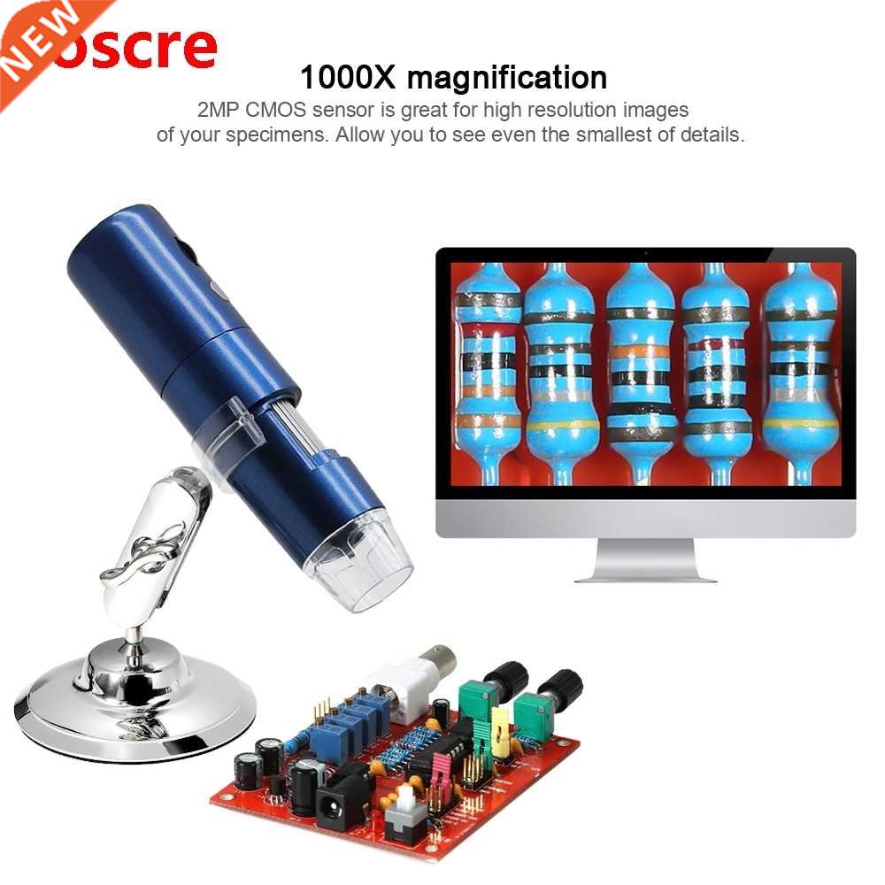 Wireless Wi-Fi Digital Zoom Microscope Handheld Magnifier 2M