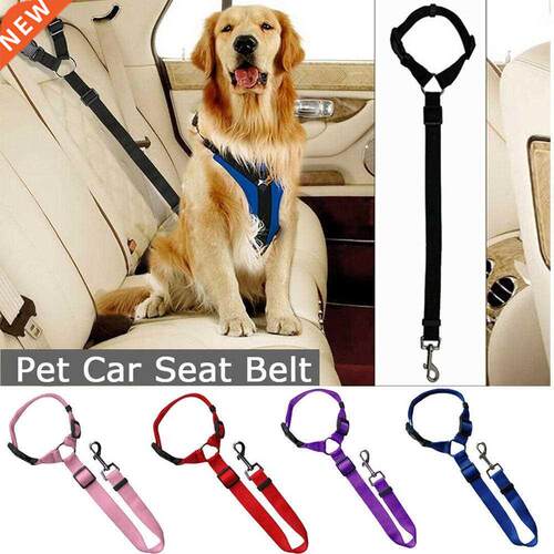 Adjustable Pet Dog Car Seat Belt Puppy Safety Vehicle Seatbe