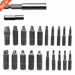 22pcs Damaged Screw Extractor Remove Broken Bolt Screw Remov