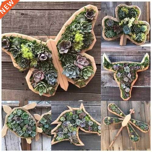 Wooden Anmal Flowerpot Plant Plantng Specal-sd Flower