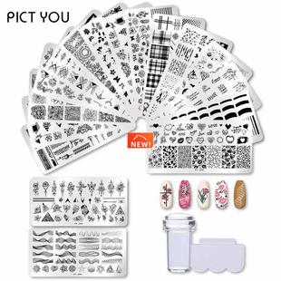 Art Templates Flower 6cm Anima Design Nail Plate Stamping
