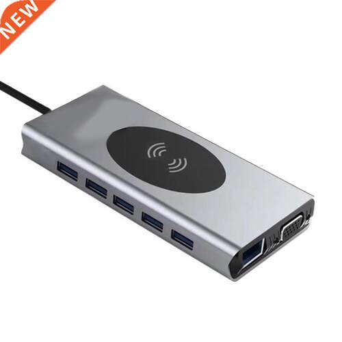 USB Type C HUB To HDMI-Compatible Docking Station RJ45 USB P