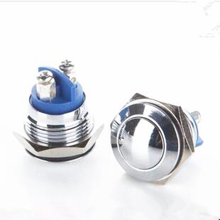16 mm metal button switch reset button switch instantly alum