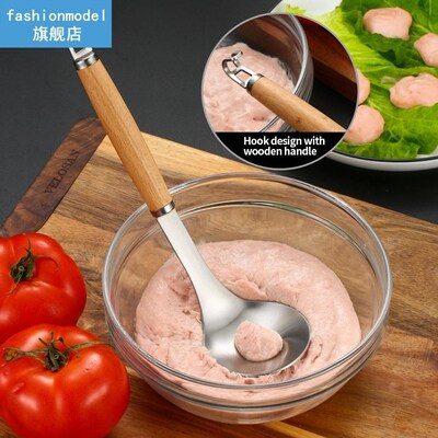 Meatball Maker Spoon Home Restaurant Kitchen Stainless Steel