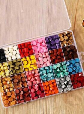 700pcs Vintage Octagon Wax Seal Stamp Tablet Pill Beads Gran