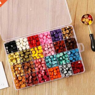 700pcs Vintage Octagon Wax Seal Stamp Tablet Pill Beads Gran