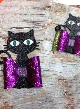 Beautiful cutting die bow cat template DIY scrapbook metal