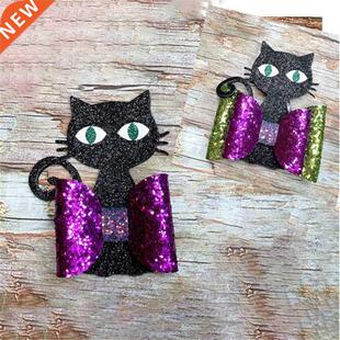 Beautiful cutting die bow cat template DIY scrapbook metal