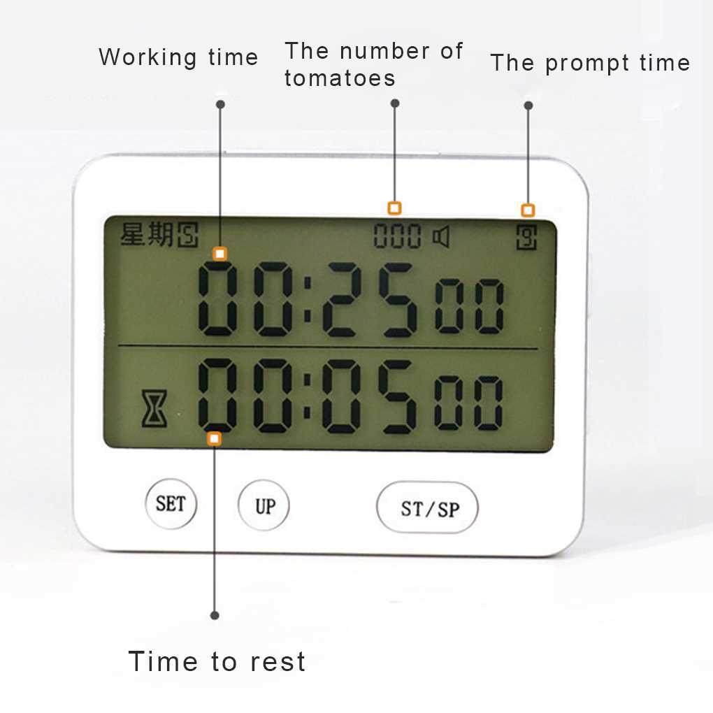 Digital Kitchen Cooking Timer Clock  Channels Simultaneous