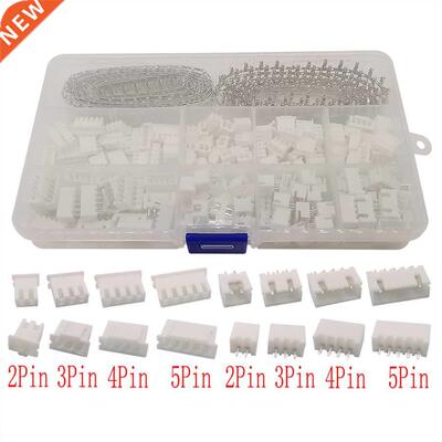 560Pcs/Box XH2.54 2.54mm 2P 3P 4P 5P Pin Header Housing Wire