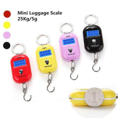 Mini Digital Scale 25Kg 5g Electronic Fishing Weight Pocket